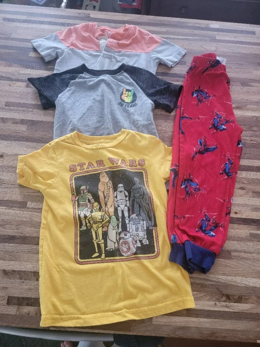3 Tops, One PJ Bottom Boys Bundle size 4/5 Youth